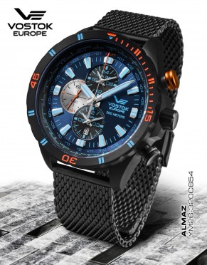 Pnsk hodinky Vostok-Europe ALMAZ MULTIFUNCTIONAL LINE YM26-320C654