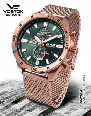 Pánské hodinky Vostok-Europe ALMAZ MULTIFUNCTIONAL LINE YM8J-320B656