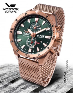 Pnsk hodinky Vostok-Europe ALMAZ MULTIFUNCTIONAL LINE YM8J-320B656