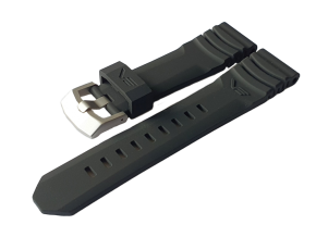 Silikonov emnek ern s matnou ocelovou pezkou pro NUCLEAR SUBMARINE SSN571 NH35-571A606