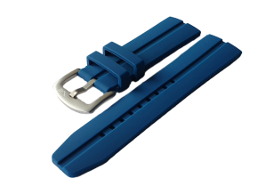 Silikonov emnek modr s matnou ocelovou pezkou pro EVEREST Underground YM8J-597E546