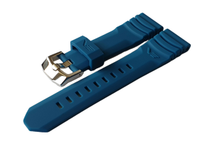 Silikonov emnek modr s ocelovou lesklou pezkou pro NUCLEAR SUBMARINE SSN571 VK61-571A610