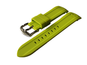 Silikonov emnek zelen s ocelovou lesklou pezkou pro Rocket N-1 6S21-2255253