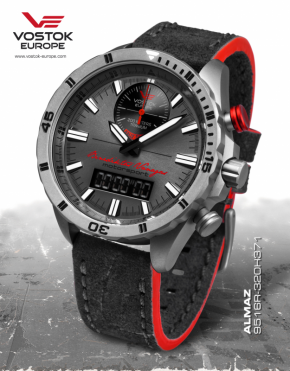 limitovan edice Vostok-Europe BENEDIKTAS VANAGAS grey edition 9516R/320H371