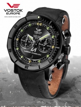 limitovan edice Vostok-Europe LAZAR ANGELOV black edition 6S21/620E372