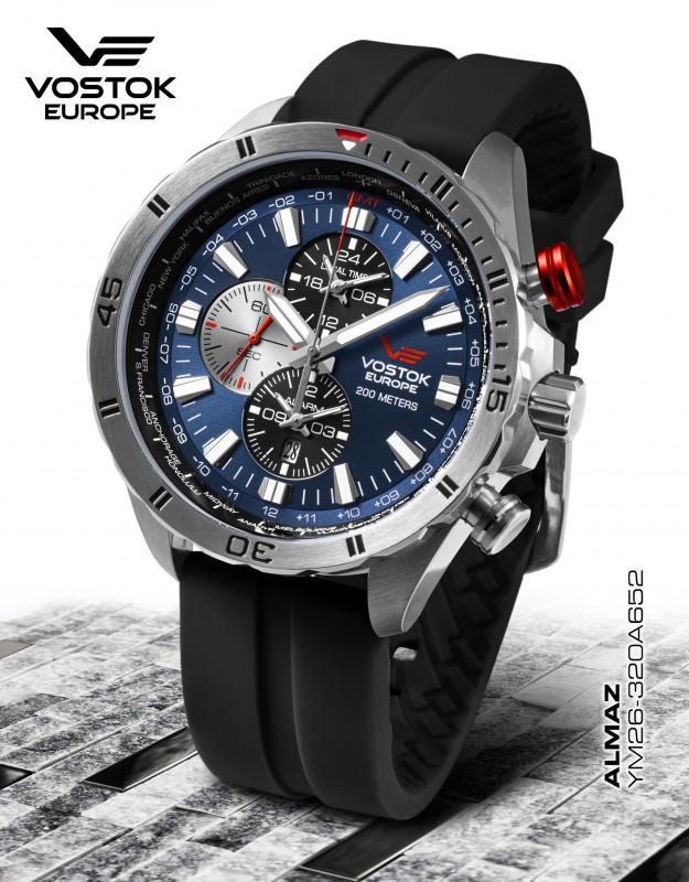 Pánské hodinky Vostok-Europe ALMAZ MULTIFUNCTIONAL LINE YM26-320A652